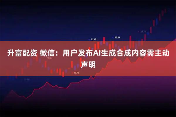 升富配资 微信：用户发布AI生成合成内容需主动声明