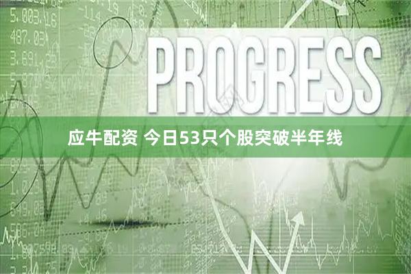 应牛配资 今日53只个股突破半年线