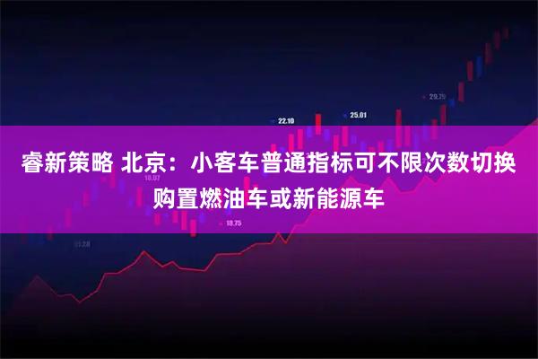 睿新策略 北京：小客车普通指标可不限次数切换购置燃油车或新能源车